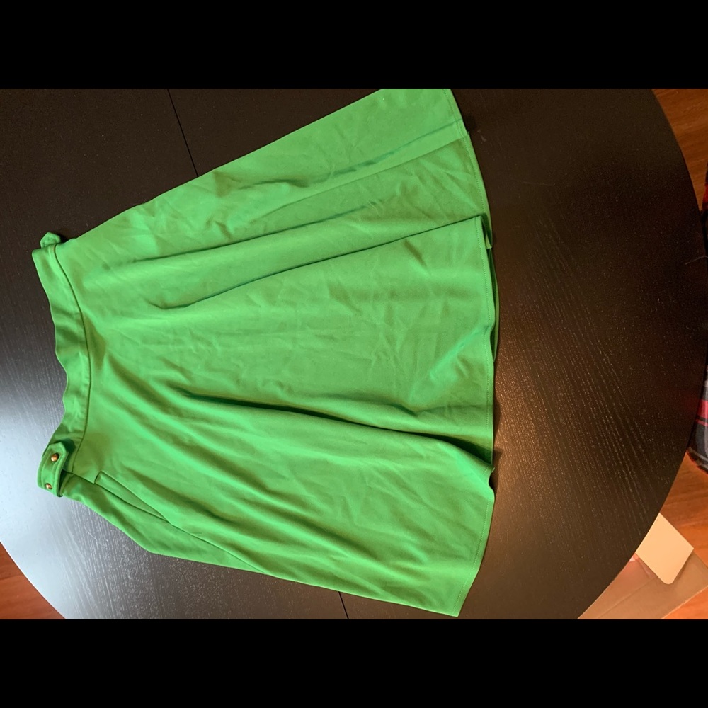 Green skirt